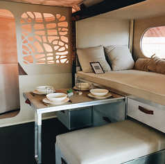 Inside of a Mobile Van