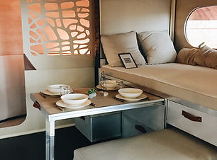 Inside of a Mobile Van