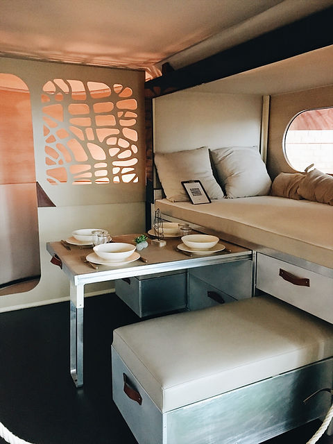 Inside of a Mobile Van