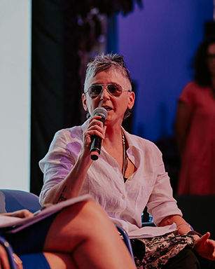 Milly Lacombe na 24ª FIL (Foto: Alessandra Rotolo)