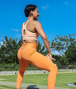 Khetanya in a squat