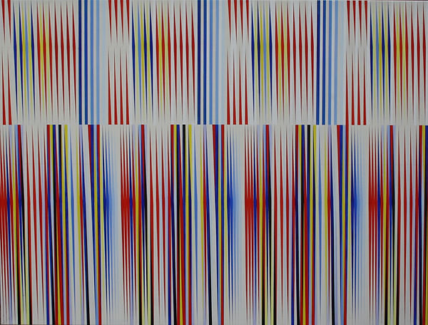 abstract oil painting 'Primaries 3'