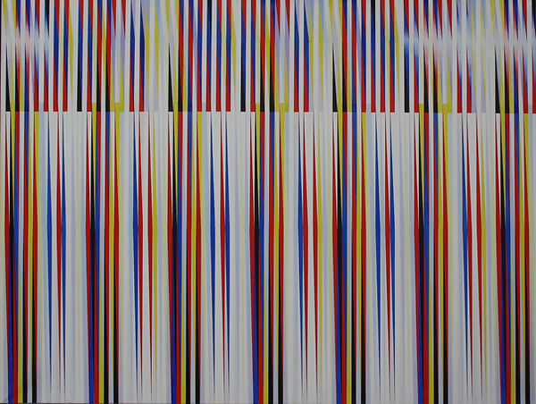 abstract oil painting 'Primaries 1'