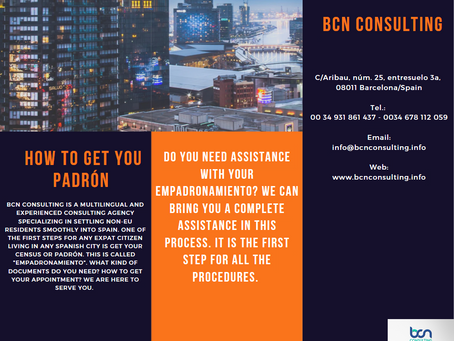 How to get your 'empadronamiento' with BCN Consulting