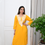 Thumbnail: Rayon Chikankari Kurti from Lucknow-Yellow