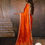 Thumbnail: Modal Gajji Silk Gota Patti Saree-Orange