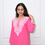 Thumbnail: Rayon Chikankari Kurti from Lucknow-Pink