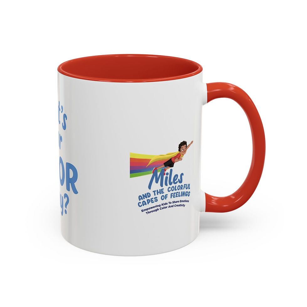Thumbnail: Accent Mug — "What's Your Color Today?" Colorful Feelings Mug