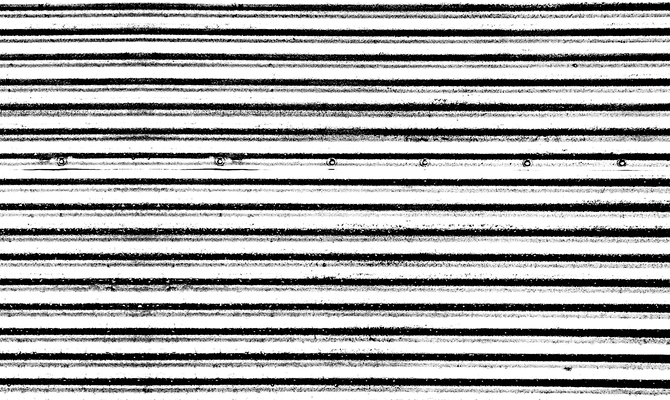 Corrugated Metal Transparent