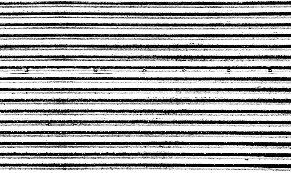 Corrugated Metal Transparent