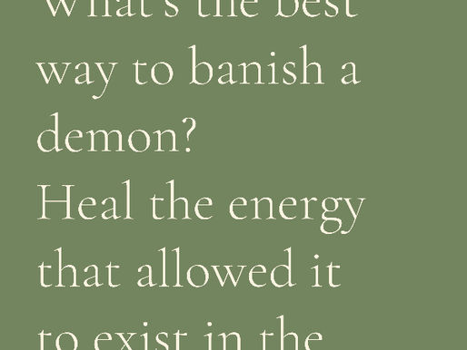Mutated energies....and a little demon talk (just for fun)