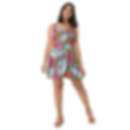 Thumbnail: Floral Glow Skater Dress