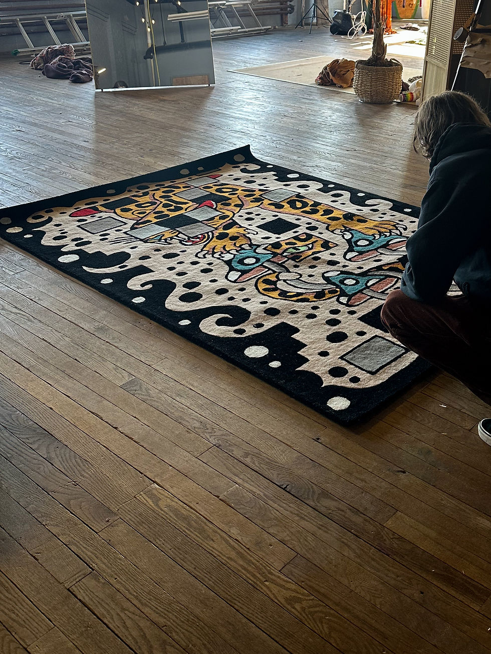 Thumbnail: "Inner Expedition" hand tufted rug