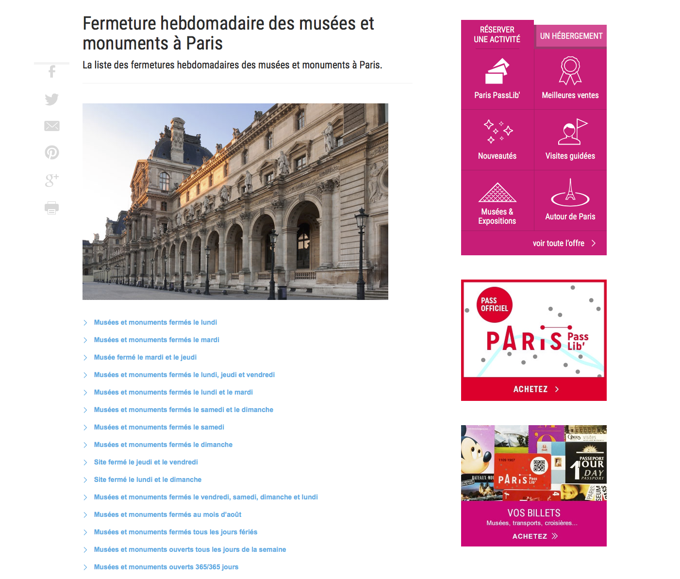 Musées de Paris
