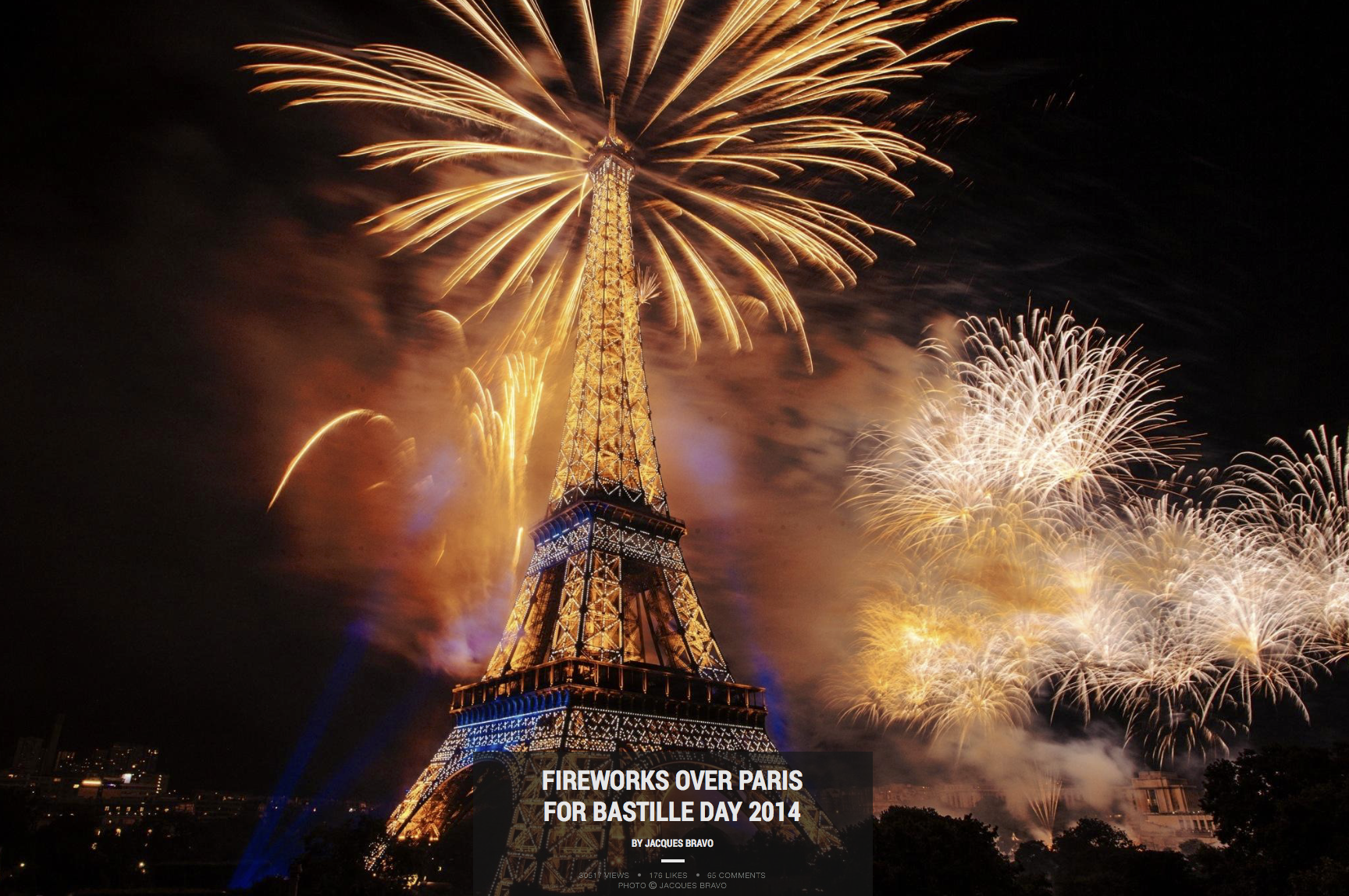 FIREWORKS OVER PARIS