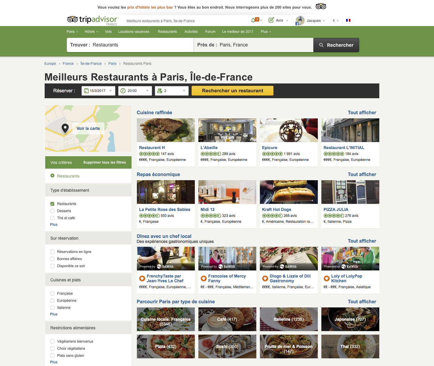 Trip advisor