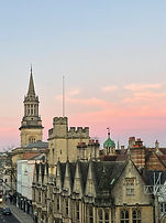 View of Brasenose College and street in Oxford