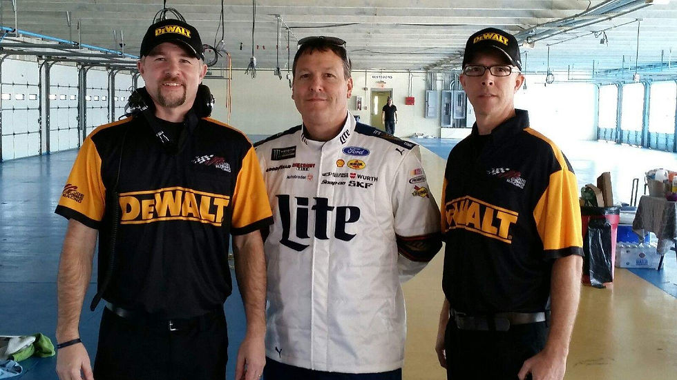 Pit Crew ON SET Todd Brown Scott Cianci Chuck Folds