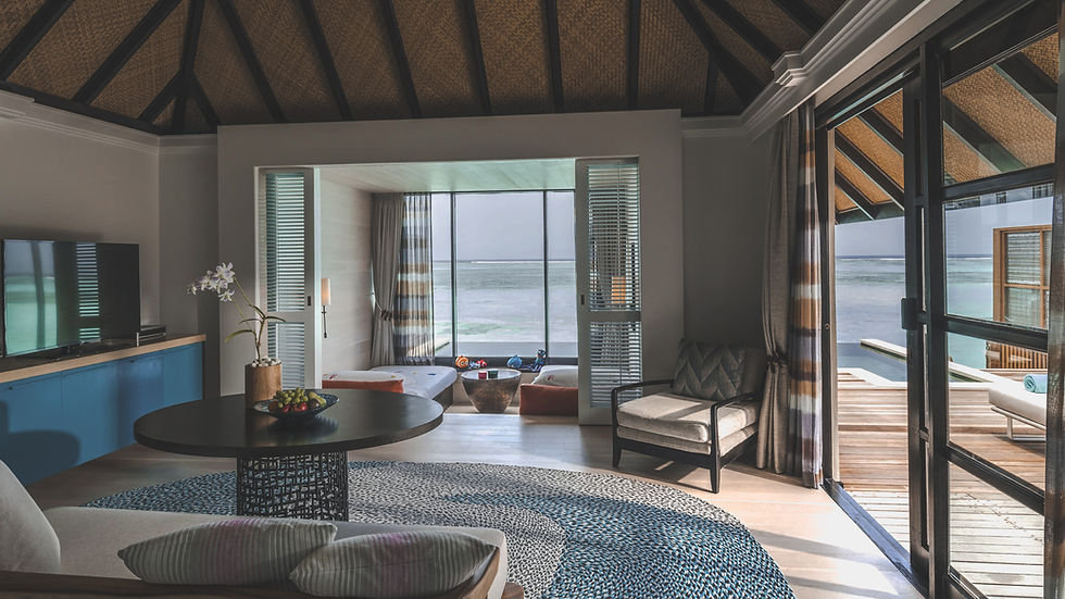 Four Seasons Resorts Maldives Kuda Huraa Accommodation Sunrise Family Water Villa with Pool