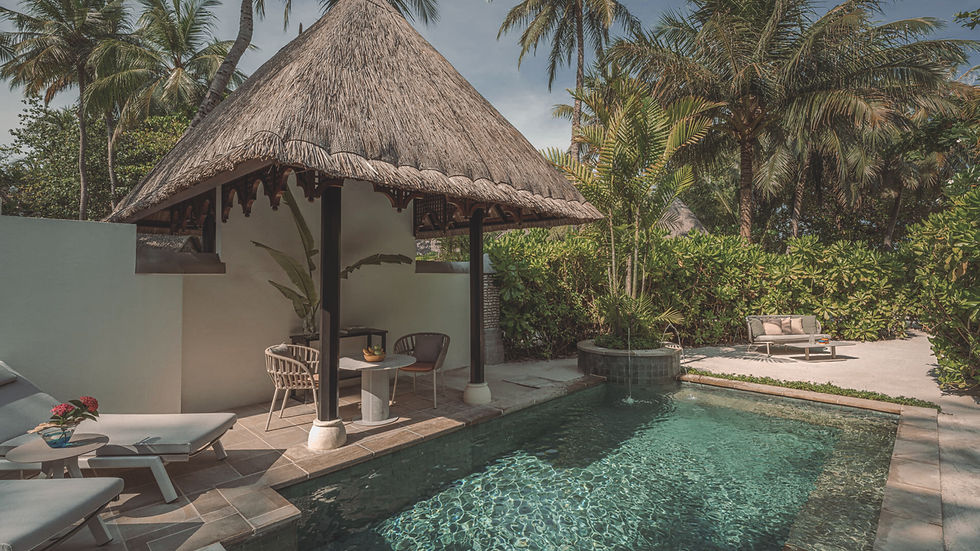 Four Seasons Resorts Maldives Kuda Huraa Accommodation Garden Pavilion with Pool