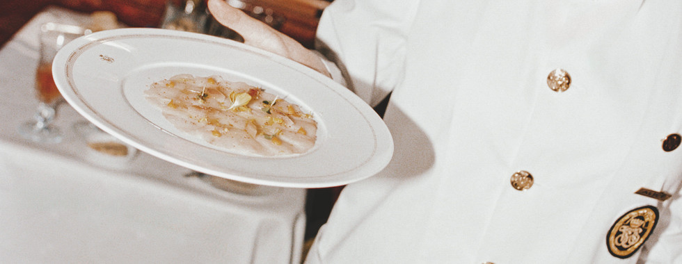 orient express dinner menu - foray travels