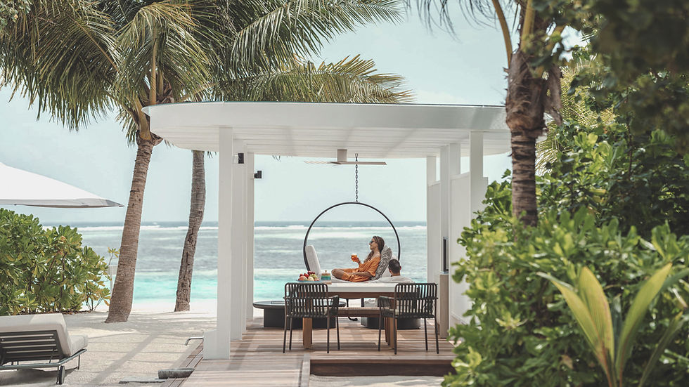 Four Seasons Resorts Maldives Kuda Huraa Accommodation Sunrise Beach villa with Pool