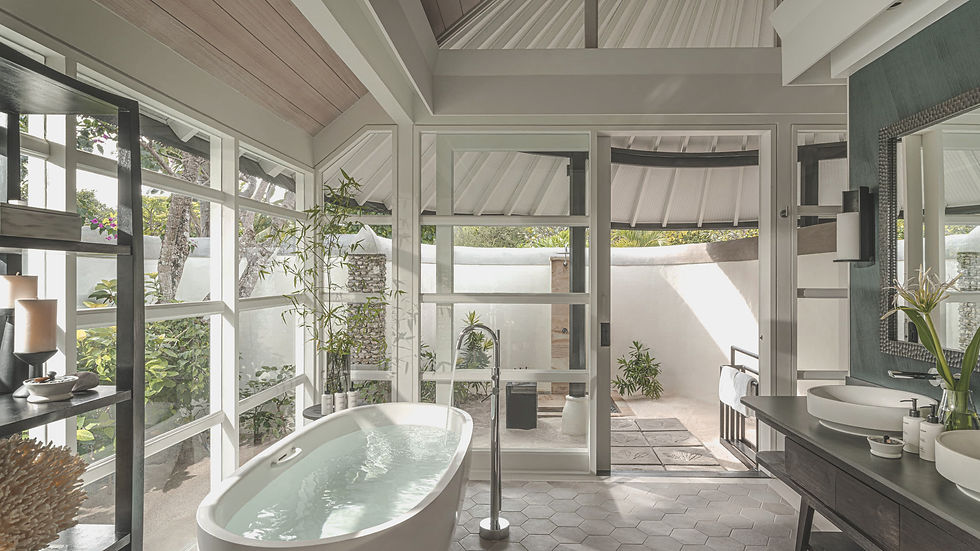 Four Seasons Resorts Maldives Kuda Huraa Accommodation Sunrise Beach villa with Pool