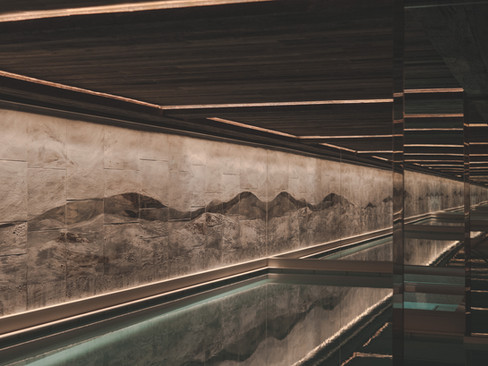 Rosewood Courchevel Le Jardin Alpin Spa and Wellness asaya spa indoor pool treatment rooms