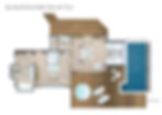 Four Seasons Resorts Maldives Kuda Huraa Accommodation Sunrise Family Water Villa with Pool Floor Plan