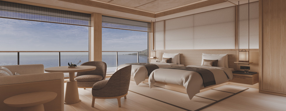 Amangati yacht accommodation room type Deluxe Suite