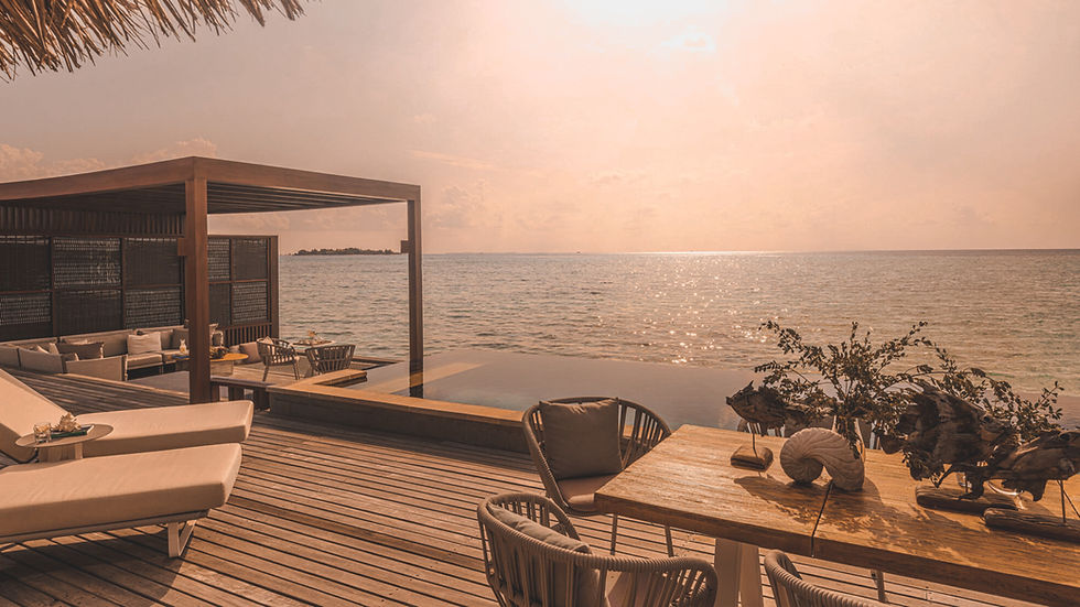 Sunset Two-Bedroom Water Suite Four Seasons Resorts Maldives Kuda Huraa Accommodation