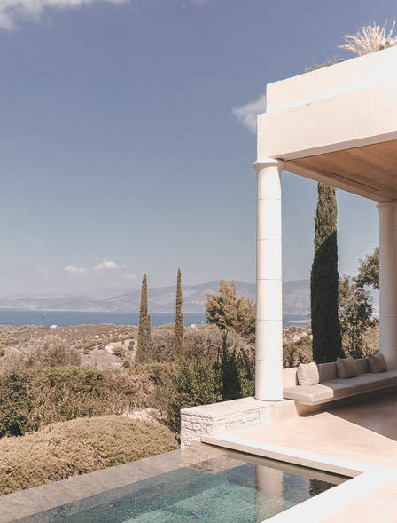 Amanzoe Greece Accommodation Deluxe Pool Pavilion Sea View