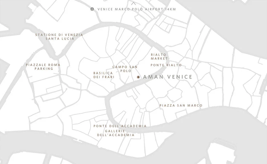 Aman Venice Map