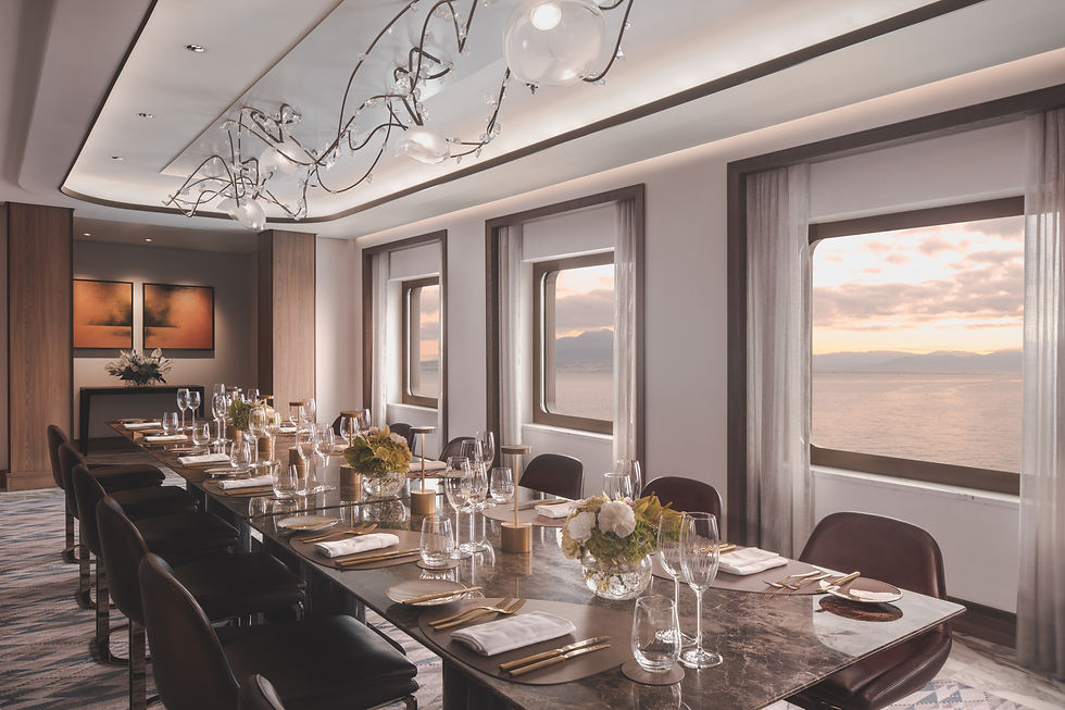 Luminara - The Ritz-Carlton Yacht Collection restaurant dining bar menu Dining Privée