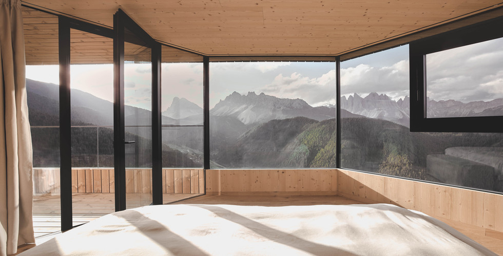 FORESTIS Dolomites accommodation room type Penthouse bedroom