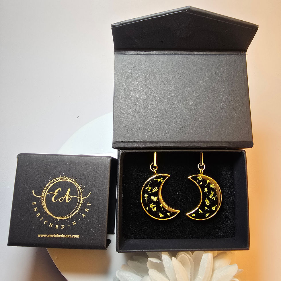 Thumbnail: Blue Moon Floral Earring | Mystical & Nature-Inspired Jewelry