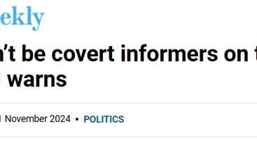 Lawyers can’t be covert informers on their clients