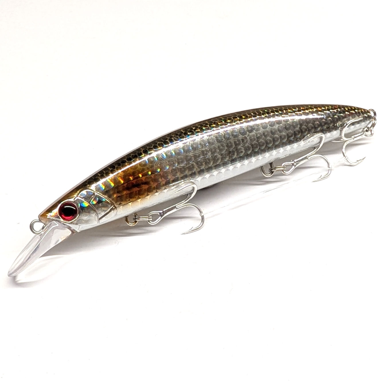 Bass lure 130mm 23g 0.5-1m dive #4 hooks long cast