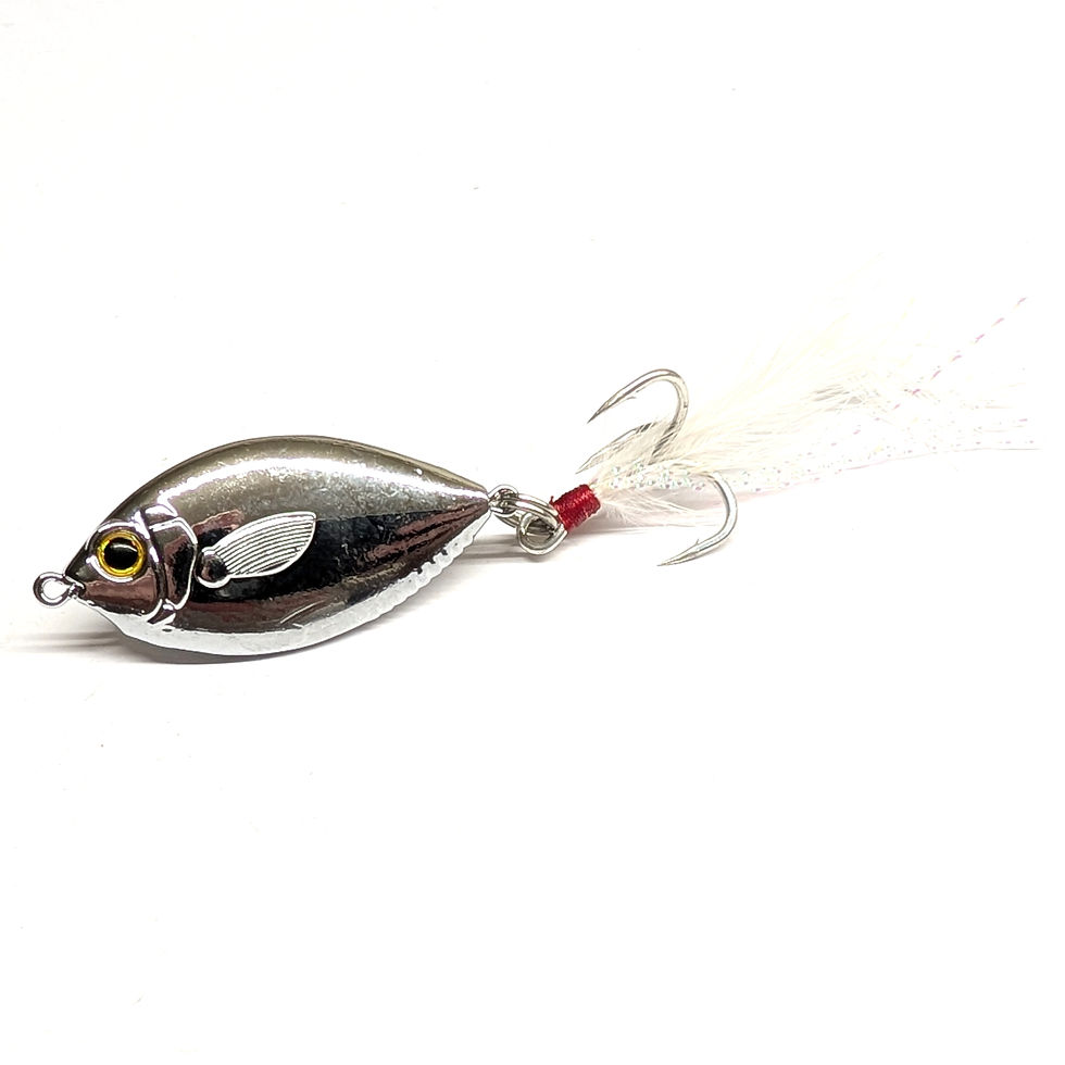 Bass Fishing Jig 20-30g Chubby Chrome Tuna