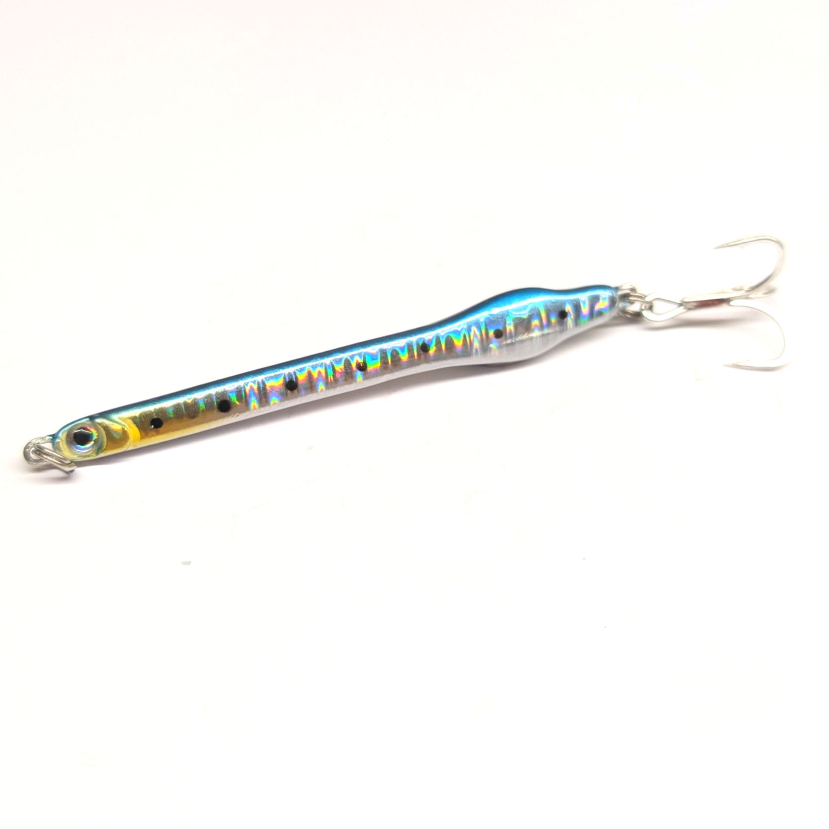 Bass Fishing Metal Casting Lure Wide Tail 80mm 20g