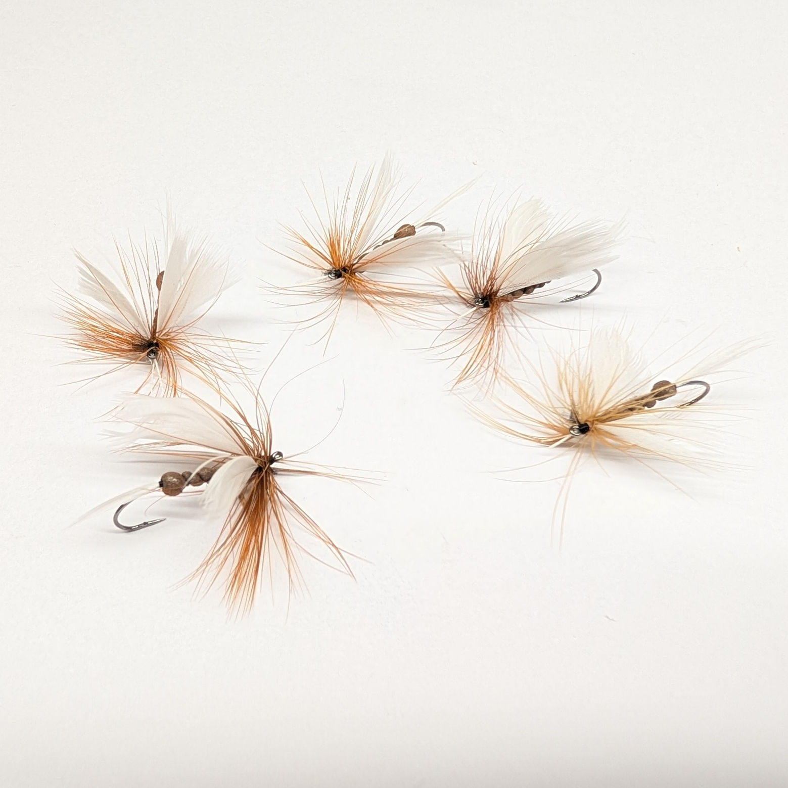 Mayfly Trout Fishing Flies #8 5 Pack Foam Body Feather Wings