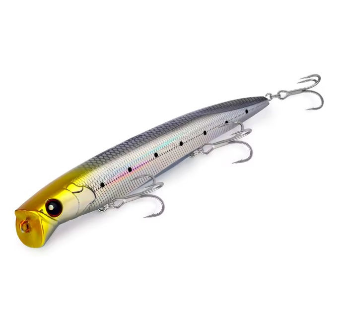 Bass Fishing Lure 120mm 18.4g Floating Popper Shallow 0-0.9m Dive