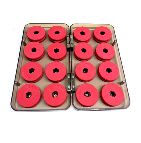 Zig Rig Bin Box 16 EVA Winders Tackle Box Carp Fishing Predilures