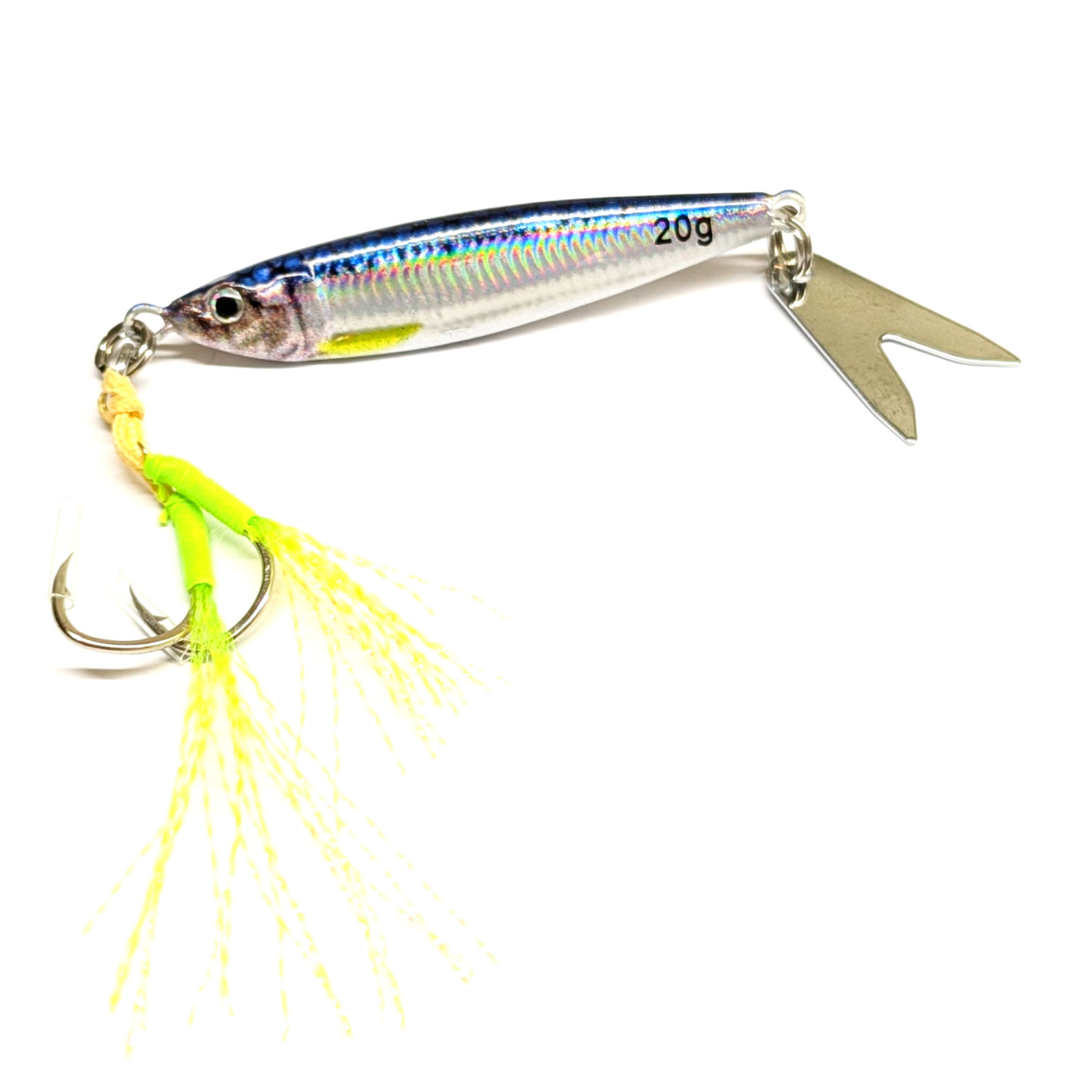 Fishing Metal Cast Lure For Bass 20g 3D Fish Profile