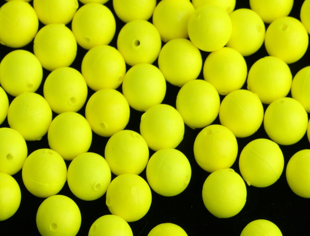 Fly Strike Indicators 8.3mm, 10 Pack Fluorescent with 6 Rubber Stoppers Fishing