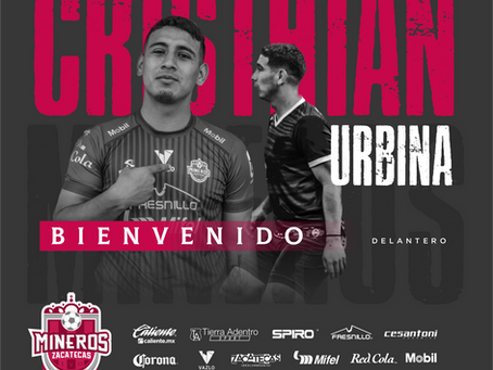CRISTHIAN URBINA NUEVO REFUERZO MINERO