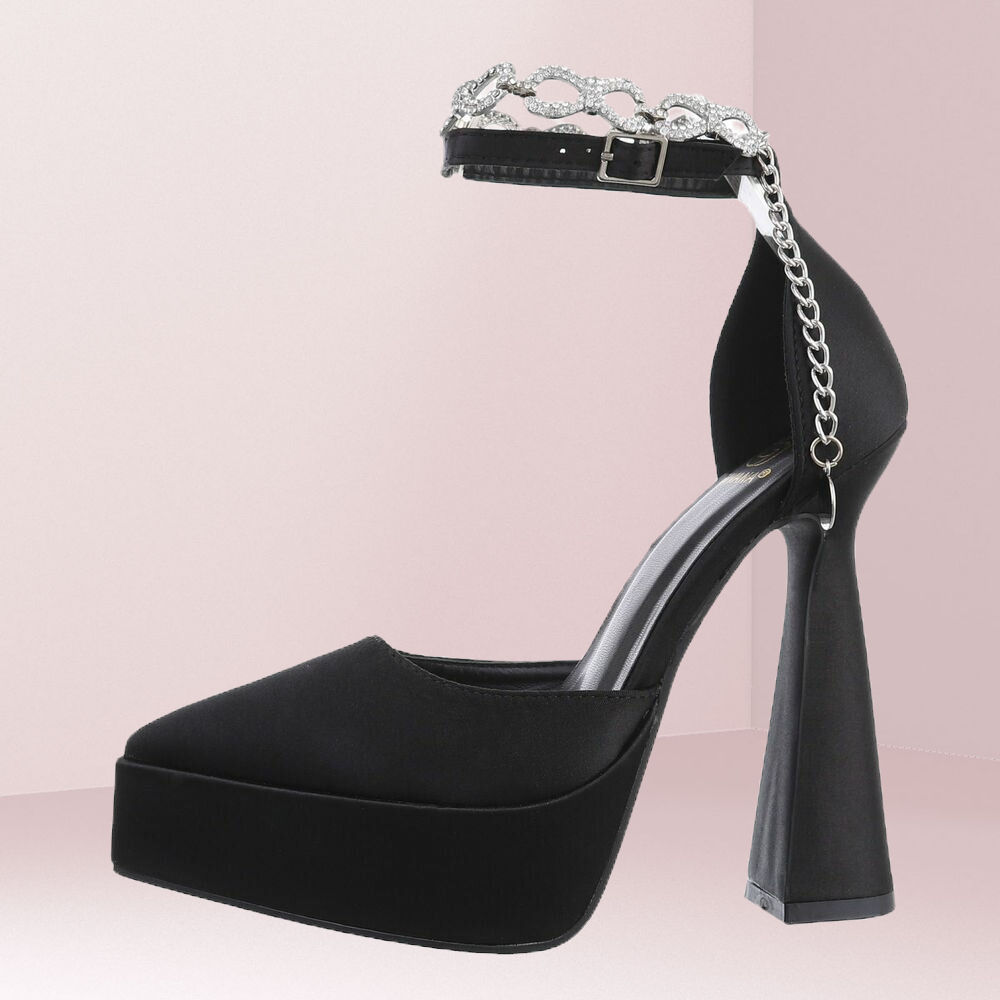 Stunning Black platform heels