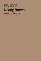 Color Nearly Brown Sherwin Williams