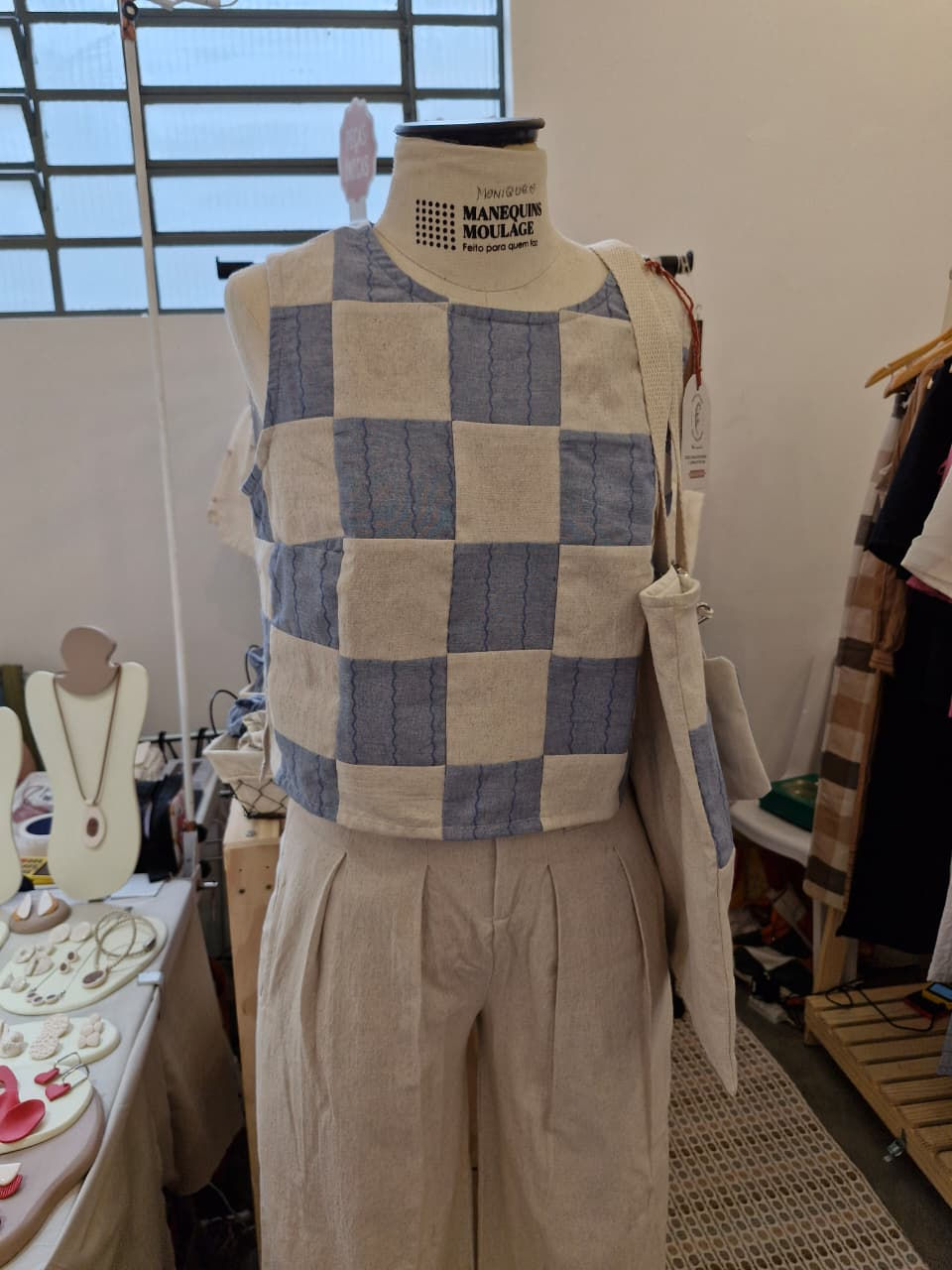 Blusa Sophia de retalhos