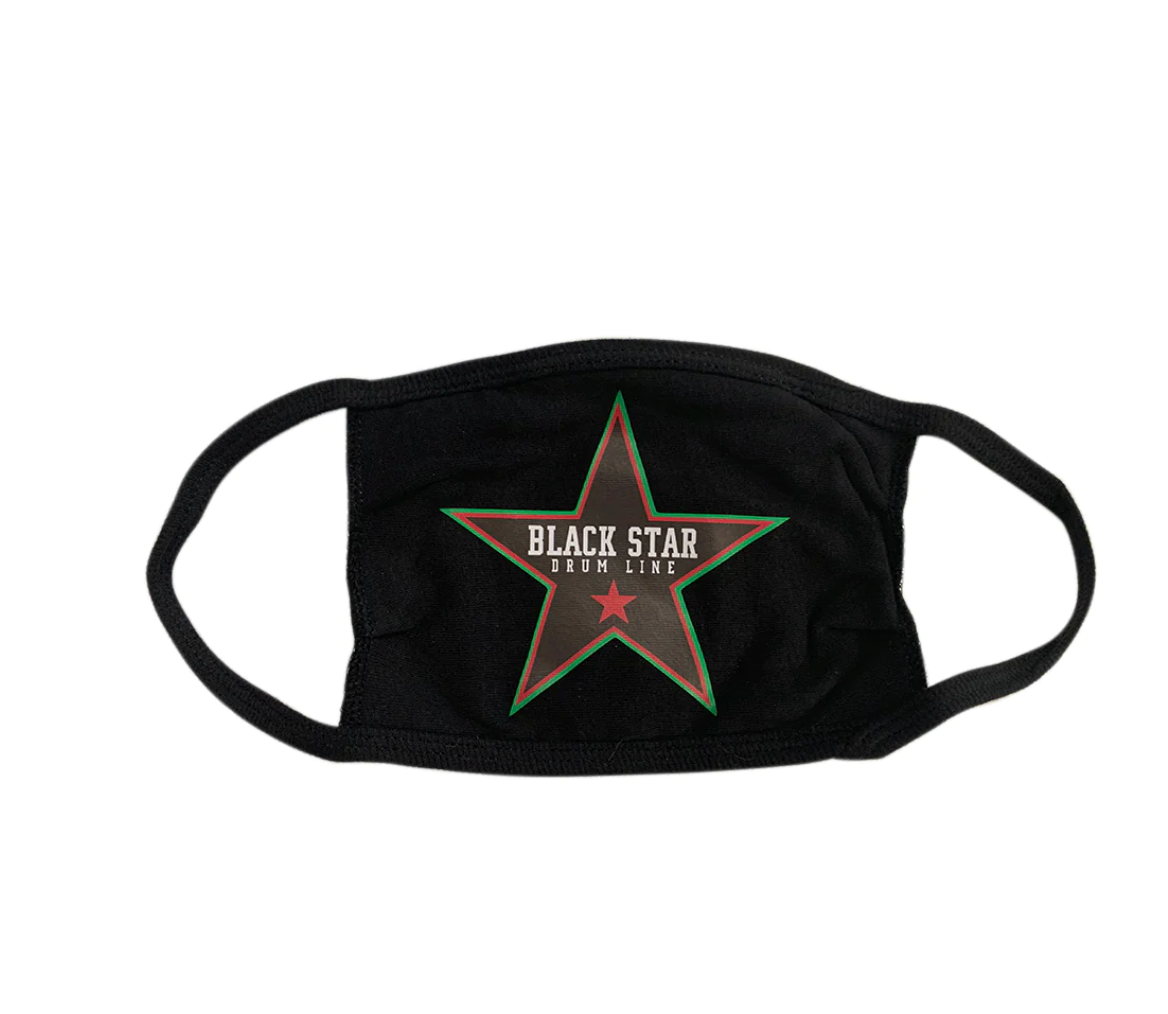 Black Star Logo Cotton Mask